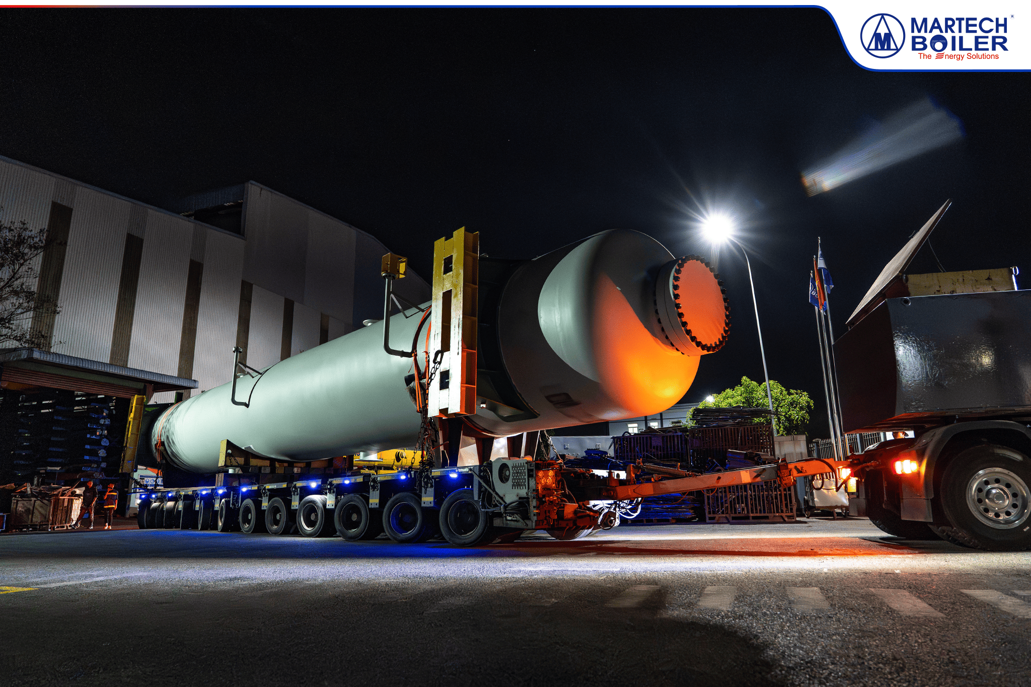 COMPLETION & DELIVERY OF STEAM ACCUMULATOR TO THE U.S.