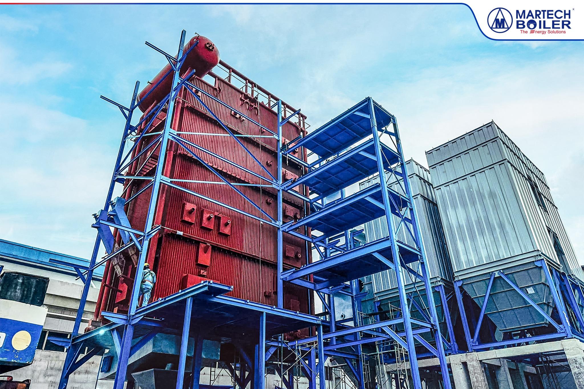 INSTALLING A 25TPH BIOMASS BOILER FOR A KOREAN FOAM FACTORY